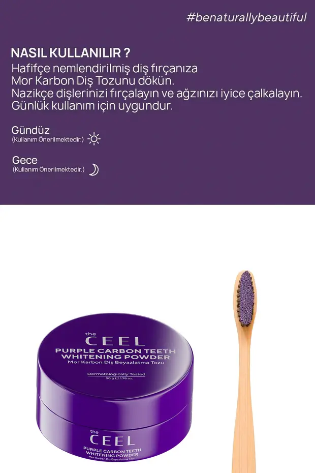 Mor Karbon Diş Beyazlatma Seti (Mor Karbon Diş Macunu 75 Gr + Mor Karbon Diş Tozu 50 Gr)